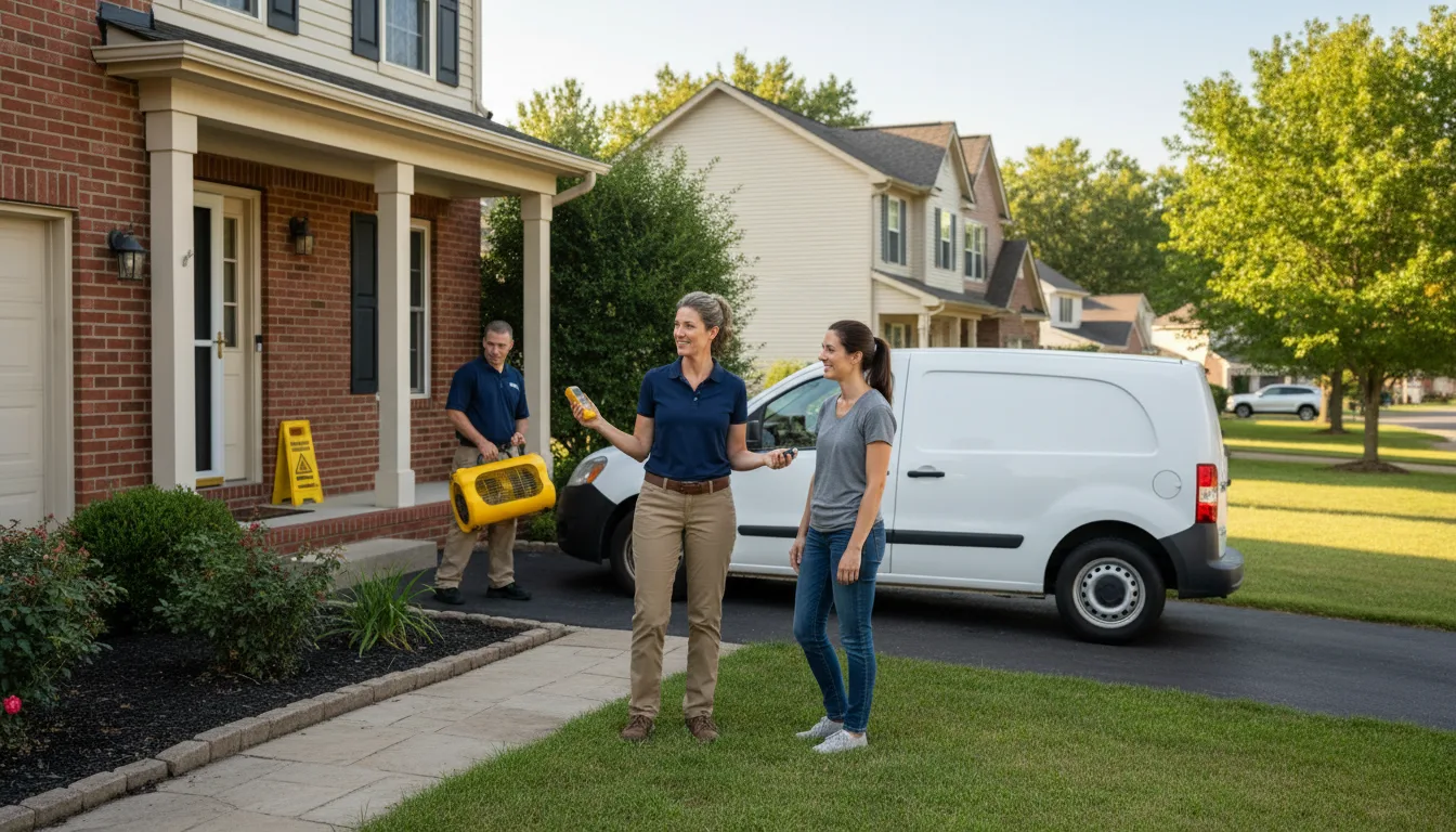 Water restoration image for Water Damage & Restoration Services in Liscomb, IA